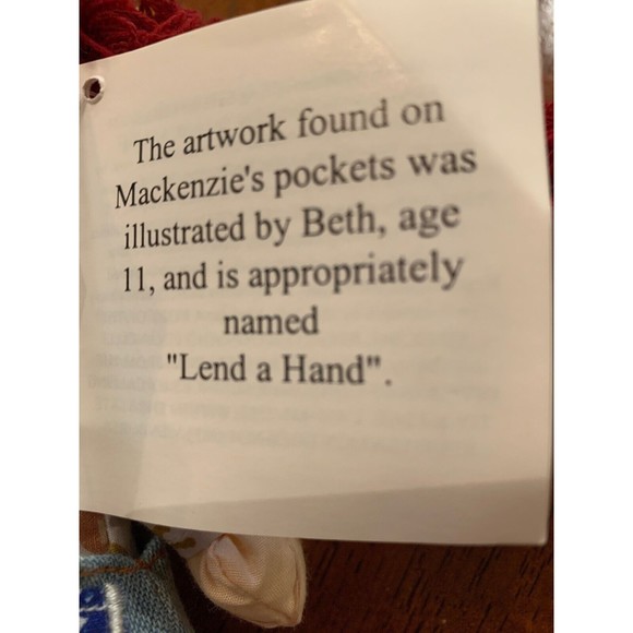 Save the Children Foundation Mackenzie Bean Bag Doll - Picture 9 of 11